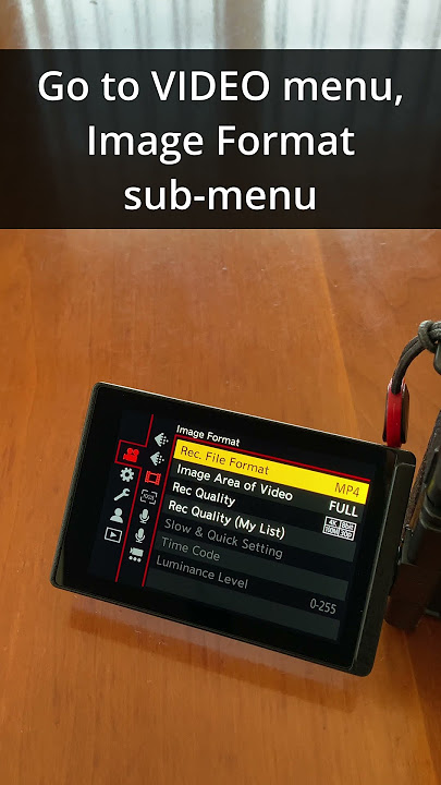 Lumix S5 II choose MOV over MP4 for video recording !