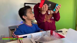 Unboxing My Nintendo Switch With My Brother @diprahman95 |Aahil's Play Time| |Kids Playing Video|