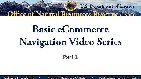 Basic eCommerce Navigation Part 1/3