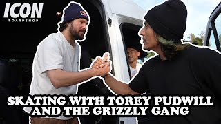 SKATING WITH TOREY PUDWILL AND THE GRIZZLY GANG??!!