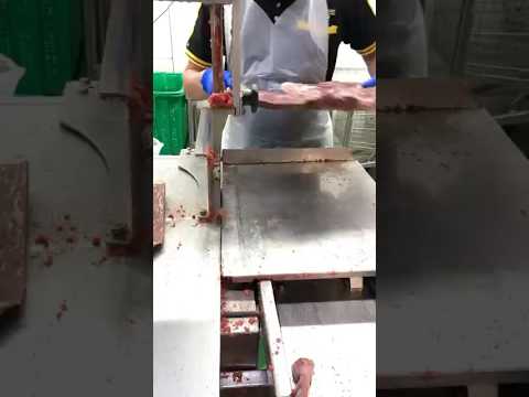 Frz Boneles Cow Flank Steak Skills Big Cutting Machine Export Man Youtubeshorts Shortvideo Food