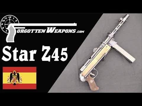 Star Z45: Spain's Improved MP40 Submachine Gun 
