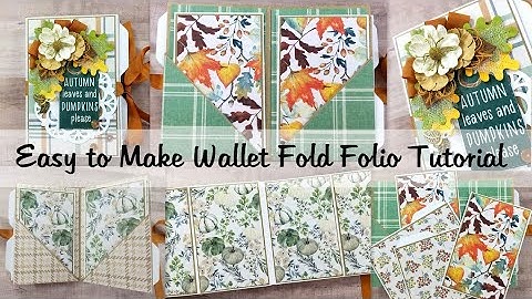 Easy to Make Wallet Fold Folio Album Crash Your Stash August Polly