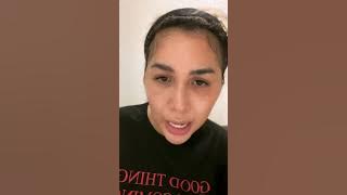 Gebby vesta live di Instagram bahas tentang laki2 yang suka marah dan mukul