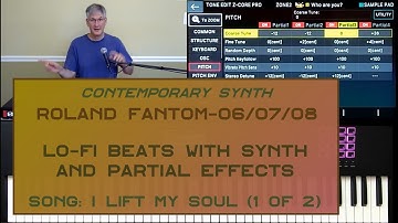 Roland Fantom 0 - LoFi beats with real-time partial effects - Tutorial 9 (Part 1 of 2)