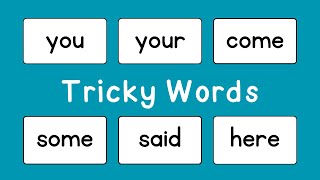 Tricky Words | Reading with Tricky Words | Sight Words | Set #3
