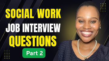 REAL LIFE ASYE SOCIAL WORK JOB INTERVIEW QUESTIONS AND ANSWERS  | PART 2