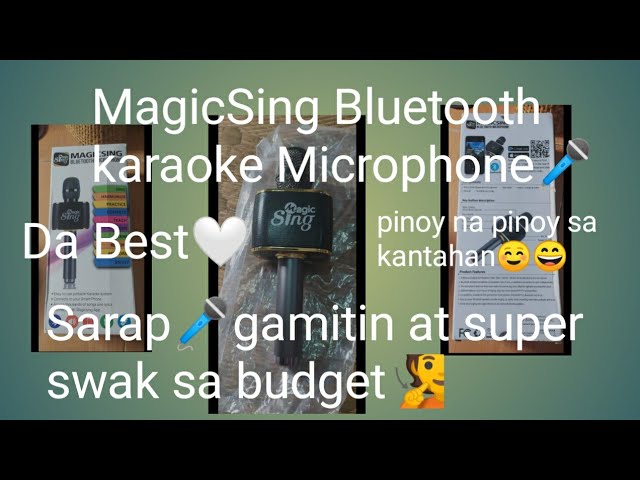 MagicSing MP-30 Bluetooth Karaoke Microphone