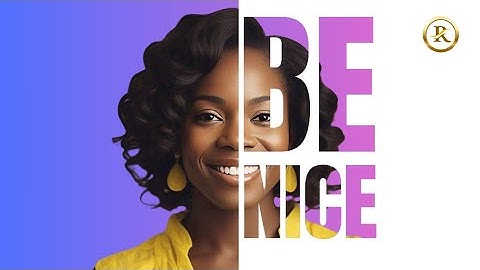 Easy Way to Create a Half Face Text Effect in Canva