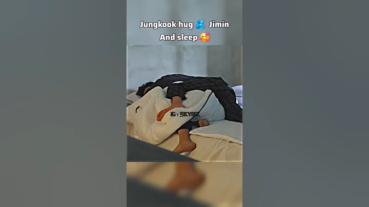 Jungkook hug jimin and sleep 😳🙈😍 #jikook #kookmin #jikooklovers #jimin #jungkook #btsarmy #bts #love