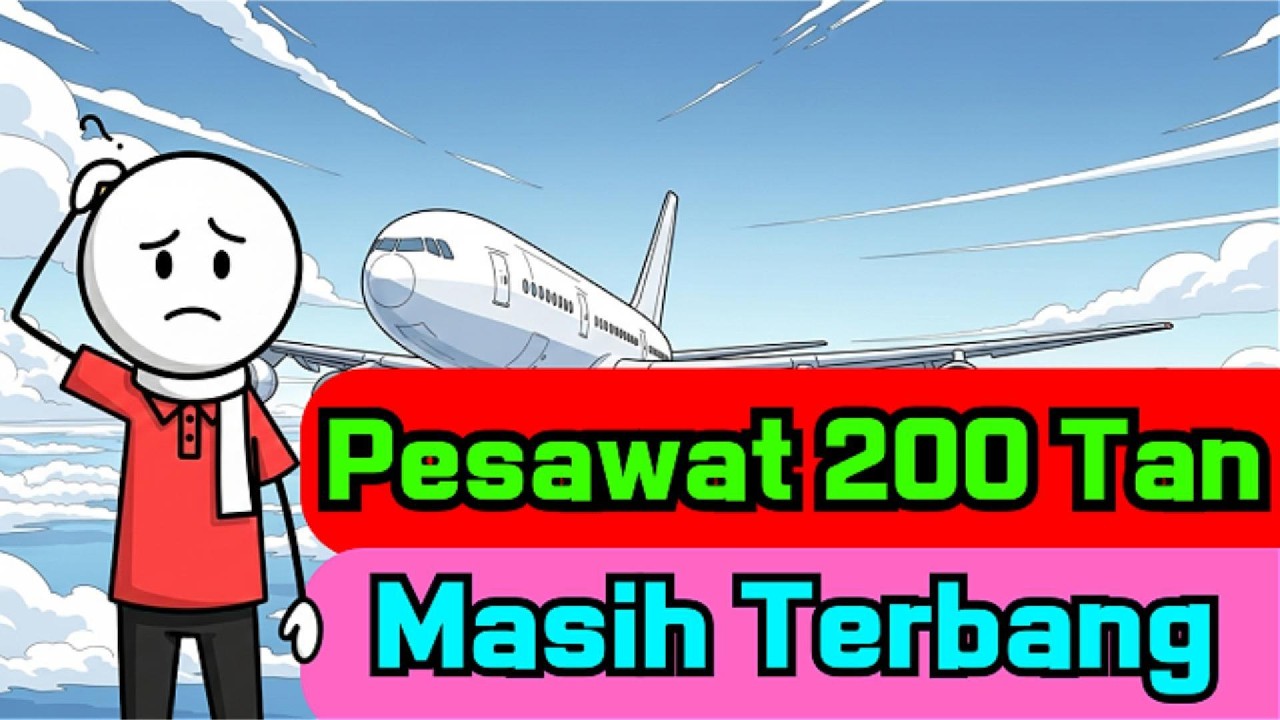 200 Tan Besi Terbang? Ini Fizik Sebenar Kapal Terbang (Lift, Thrust, Drag)