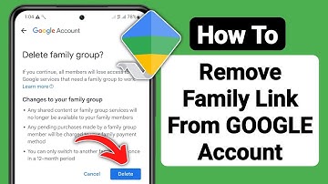 How to Remove Family Link From GOOGLE Account (2023) | GOOGLE Family Link