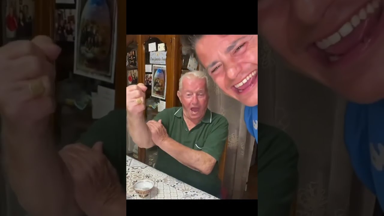 Nonno Faustino piccolo scherzi divertenti 😂🐊🐊😂