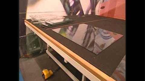 Automatic Glass loading, cutting and Breaking line