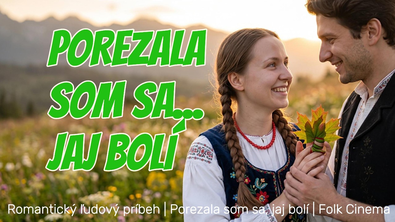 👉👉Porezala som sa, jaj bolí - ❤️ | Romantická slovenská ľudová pieseň | Cinematic Folk Film 4K