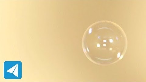 Surface Tension creates spherical bubbles | Liquids | Physics