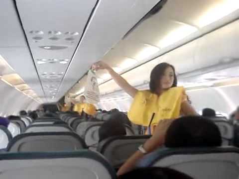 Cebu Pacific Air is based in Metro Manila, Philippines, with flight attendants dancing the safety demonstration! DANCING IN THE AIR! WOW! SHAKE-THAT-PLANE-GIRLS! Starting out as an airline offering domestic flights, Cebu Pacific now also offers international flights. With its main aim of making air travel accessible to everyone, Cebu Pacific gives its passengers the best in-flight accommodations at a low price. Cebu Pacific offers peak season travel tips to passengers. Traveling during the holidays can be bothersome and troublesome most of the time but with great entertainment like Lady Gaga music and dancing flight attendants going-on; you will forget where you are and your in for a treat... Cebu Pacific currently flies to 27 domestic flight destinations 15 international destinations located in ten different countries. Cebu Pacific Air flight attendants dancing the safety demonstration! Amusing! Dancing In the Air! Great Job! Lady GaGa - Just Dance (Feat. Colby O'Donis) Watch this also on....JamOnStella.Com