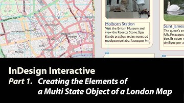 InDesign Multi State Object of a London Map, Part 1
