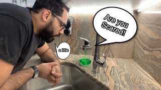 Installing under counter soap dispenser// Skill Stacking