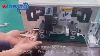 Flat Ribbion Cable Automatic Cutting Slitting Stripping Machine.