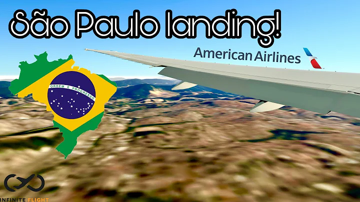 Infinite Flight: American Airlines Boeing 777-300ER landing in São Paulo, BRA (GRU) 🇧🇷