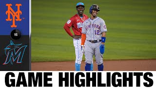 Mets vs. Marlins Game Highlights (5\/22\/21) | MLB Highlights