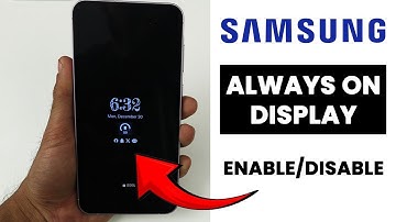 How to Enable Samsung Always On Display Settings - Apply AOD