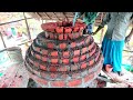 How to make temple gopuram kattuvelai break work in tamil nadu style