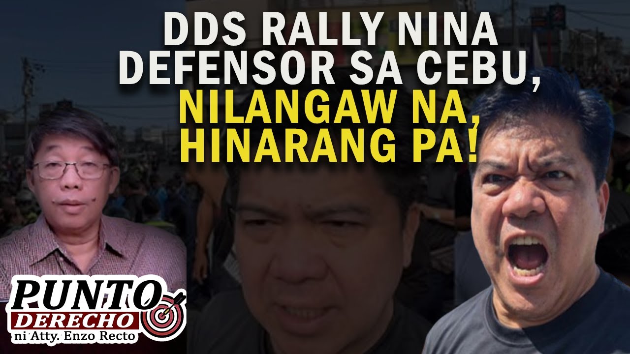 DDS RALLY NINA DEFENSOR SA CEBU, NILANGAW NA, HINARANG PA! - YouTube