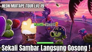 New Plants Acquired ! - Plants vs Zombies 2 - Neon Mixtape Tour Lvl 19