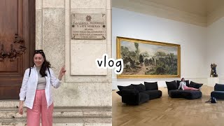 Italian vlog: un pomeriggio alla Galleria Nazionale, Villa Borghese, evento di YouTube