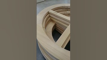 Custom round, solid wood stretchers