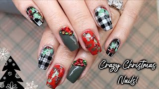 crazy christmas nail designs 2