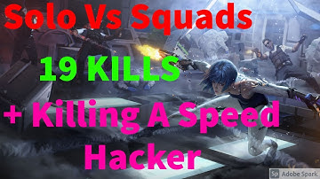 Cyber Hunter Solo Vs Squad 19 Kills + Killing a Speed Hacker (Slow Start)