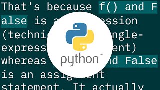 Python - Shortcircuiting strange behaviour Profile