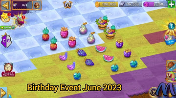 Merge Dragons - Birthday Event All Mystic Cloud Keys June 2023