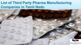 Third Party Pharma Manufacturing Companies In Tamil Nadu