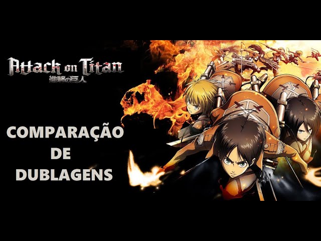 Conheça os Dubladores de Attack on Titan no Brasil (Incluindo