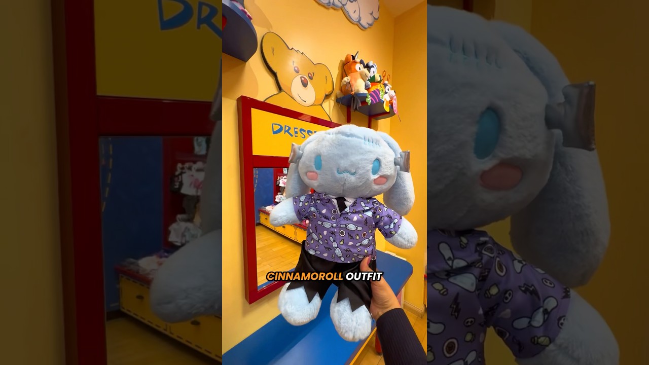 Sanrio Halloween Drop!! Monster Cinnamoroll & Kuromi at Build-A-Bear 🎃💚