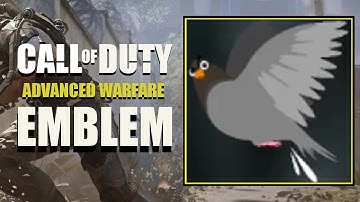 COD AW / Call of Duty Advanced Warfare : Funny Pigeon Emblem Tutorial