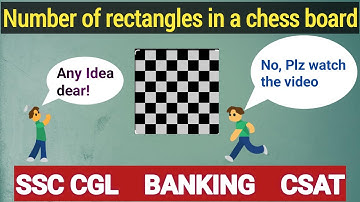 Find the number of rectangles in chessboard | UPSC | CSAT | Short Cut | Tricks | Mathematics