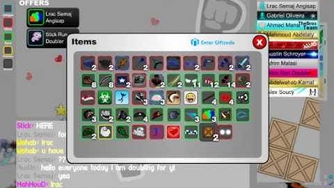 Stick run New Items In the bros + doubling