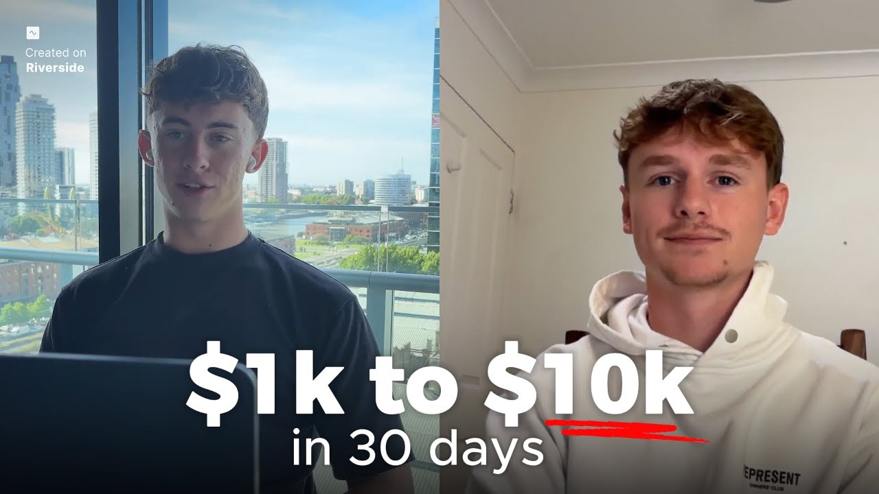 from working a management job to making $10k in 30 days