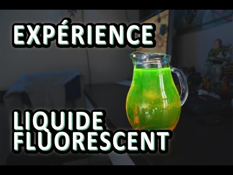 Expérience liquide fluorescent - Dr Nozman - (with subtitles)