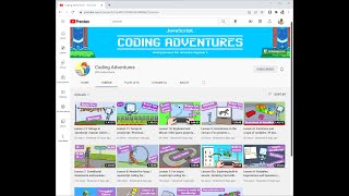 We moved to a new channel. Introducing Coding Adventures channel
