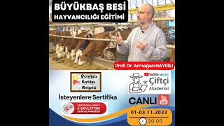 Prof Dr Armağan Hayırlı Büyükbaş Besi Eğitimi 4 Eğitim