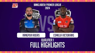 Full Highlights || Rangpur Riders vs Comilla Victorians || Qualifier 1 || Season 10 || BPL 2024 screenshot 2