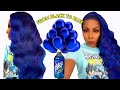 BLUEBERRY FAYGO HAIR COLOR! FROM BLACK TO ELECTRIC BLUE │START TO FINISH! PRO TIPS ft ISHOWBEAUTY