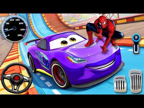 Superhero Car Race: Mega Ramp | Insane GT Car Stunts - Android GamePlay