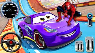 Superhero Car Race: Mega Ramp | Insane GT Car Stunts - Android GamePlay screenshot 1